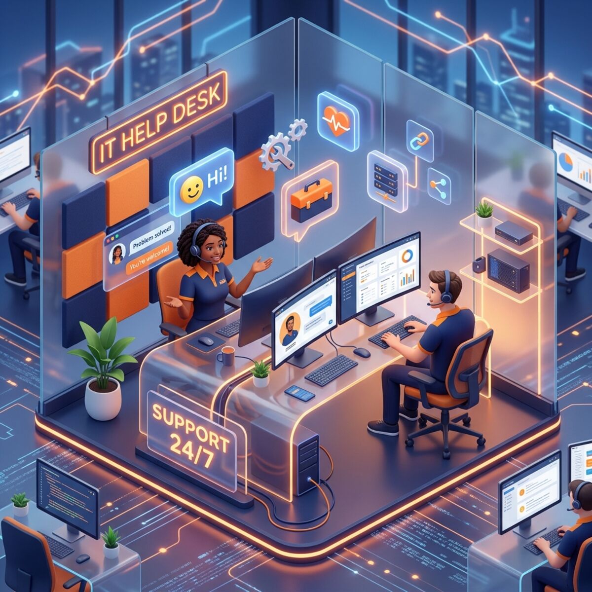 Professional IT Help Desk Support - Skillworks Team