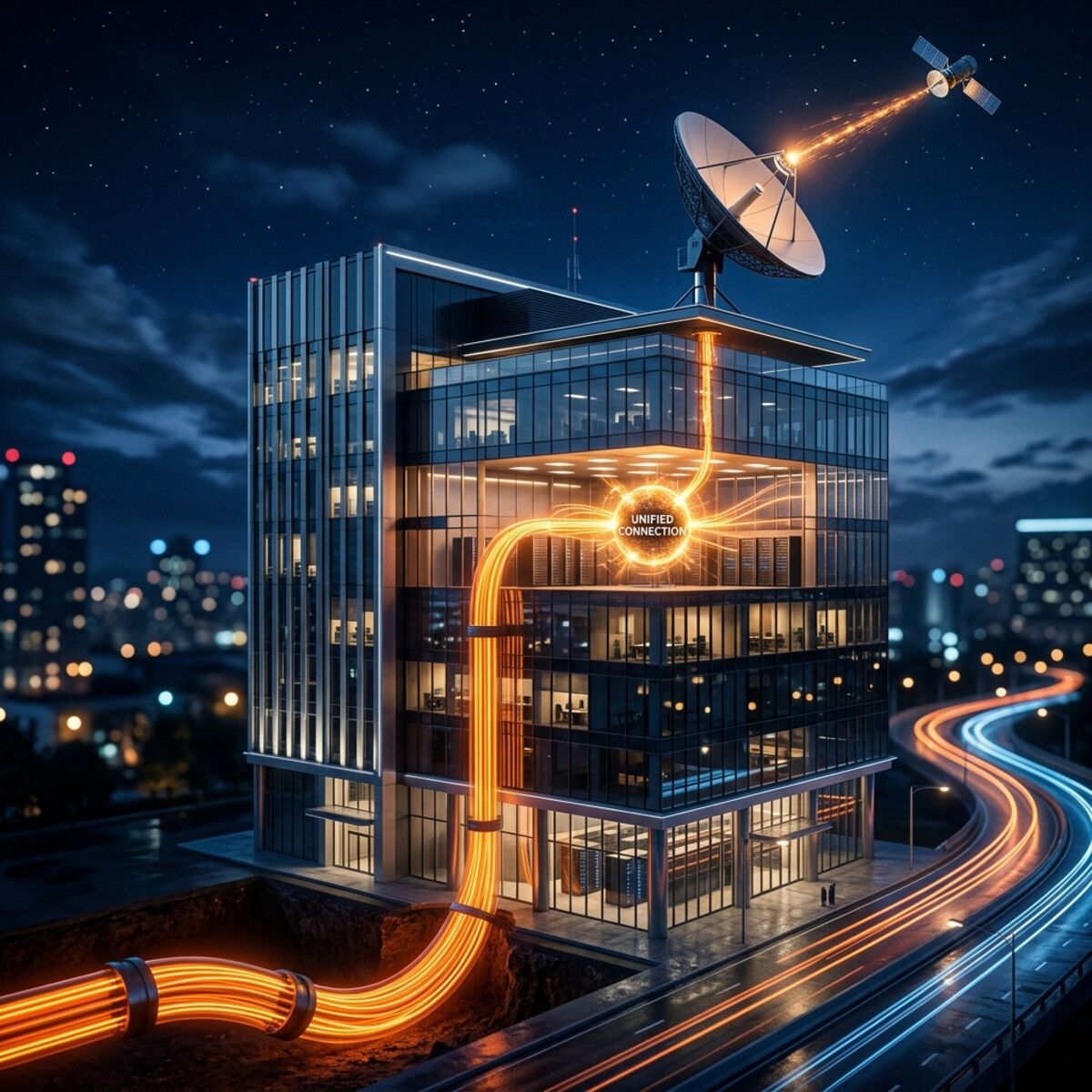 Resilient Connectivity Failover - Fiber and Radio backup with persistent IP